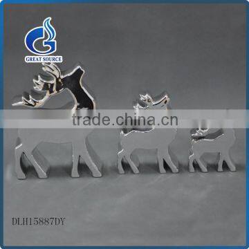 Animated Christmas Decoration Flat Shape Ceramic Reindeer Indoor photo-2