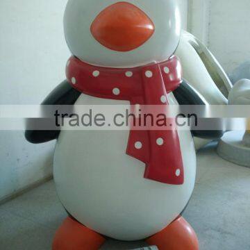 Crhistmas Decoration Santa's Grotto Custom Design Cartoon Penguin Winter Set Design Decoration Santa Cave photo-3