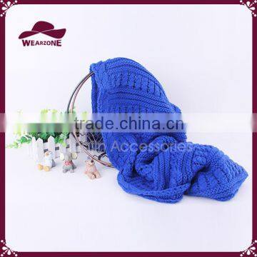 Womens Basic Knitting Cable Scarf Cashmere