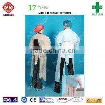 Quality products disposable OEM China CPE gown Sales disposable sterile gown