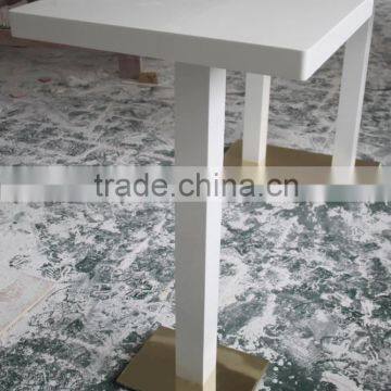 Artificial stone dining table,faux marble top table