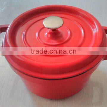 cast iron round casserole set, cast iron kitchenware, cast iron casserole dish, cast iron sauce pot, cast iron pots