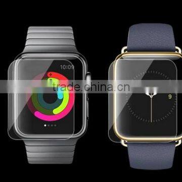 2015 hot selling premium tempered glass screen protector for apple watch