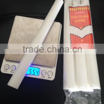 wholesale stick flameless paraffin wax white candle