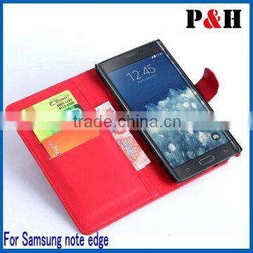Hot Selling New Arrival PU Leather Case For Samsung Galaxy Note Edge Wallet Leather Case photo-4