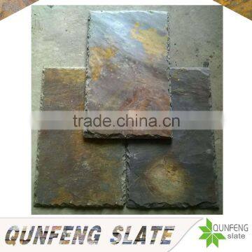 cheap erosion resistance antacid natural rusty culture stone slate roofing