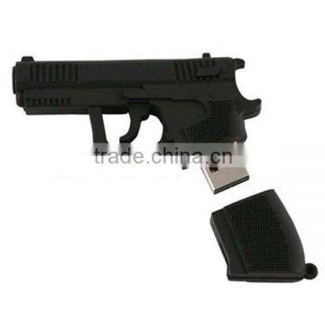 High Quality the New Fashion Gun Design Silicne USB Cover