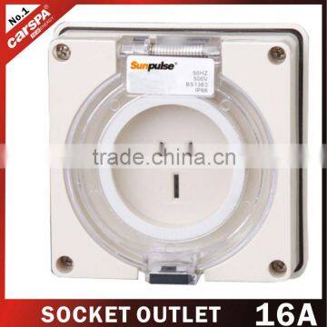 16A universal socket outlet for euro market