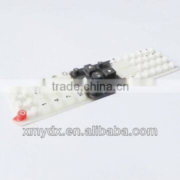 remote control conductive silicone rubber keypads,silicone spray coating keypad,silicone spray coating keypad