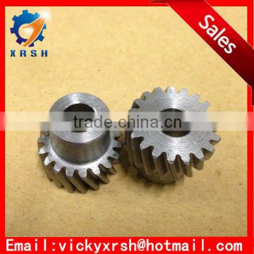 Small helical gear pinion