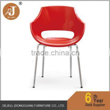 Popular Bright Color Plastic Chairs in Dining Chairs