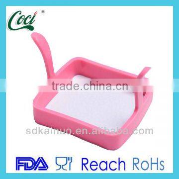 Fashion Food Grade Silicone Egg Ring in Square Shape photo-2