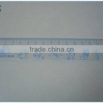 2015 Wholesale Cheap School Plastic Ruler Cheap Plastic Ruler 15cm With Logo Printing photo-2
