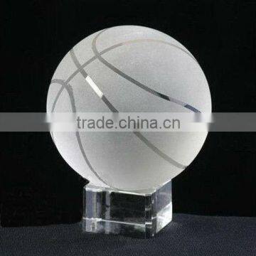 personalized glass crystal ball spheres made in china