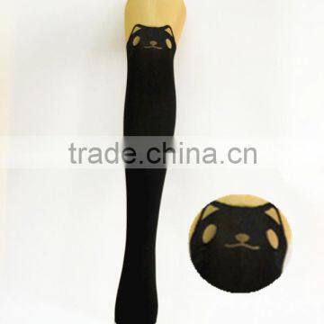 ladies jacquard tatoo warm cat pattern women sexy fashion tights/pantyhose