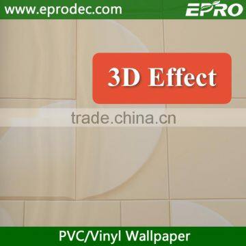 Cheap washable modern 3d wallpaper for restaurant