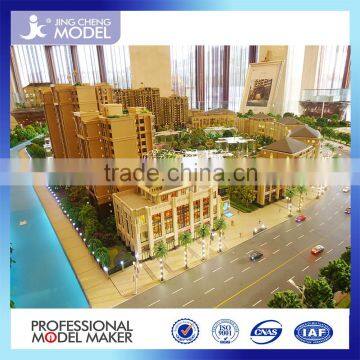 Architecture model making for commercial building model with light effect