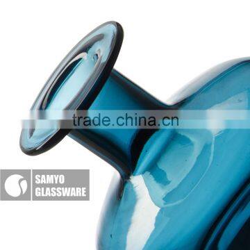 SAMYO Handcrafted Blue Fashion Vase Decoration Home Restaurant Hotel Usage photo-5