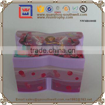 Fashion Plastic Jewelry Box With Drawer Toy Carousel Music Box photo-6