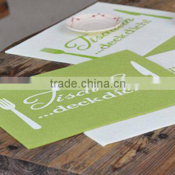 fashionable table mat plastic ,pp placemat