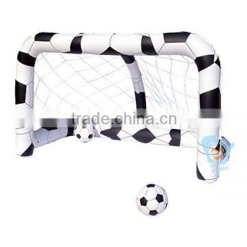 for adult pvc tarpaulin human inflatable soccer ball goal post