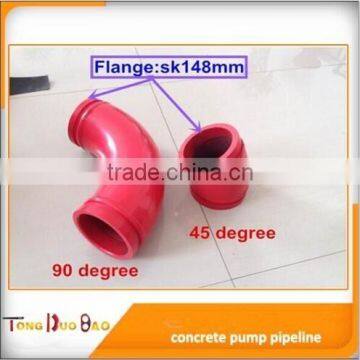 Abrasive Resistance Pipe Bend Elbow Concrete Pump Elbow