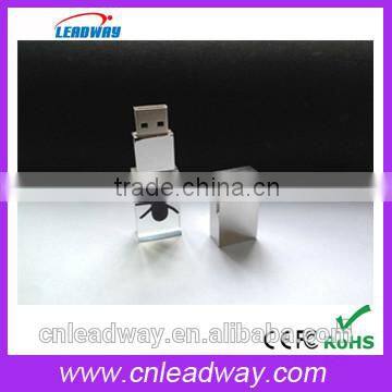 Acylic Emgrossed Logo Usb Flash Drive Stock Usb Stick photo-3