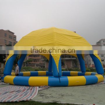 2016 hot event tent with inflatable bottom, big inflatable tent