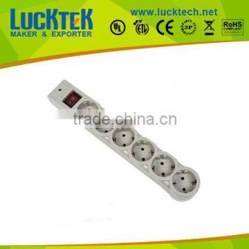 6-way Germany Power Extension Sockets outlets