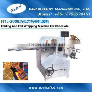 HTL-2008 Chocolate Fold Wrapping Machine Foil Wrapping Machine