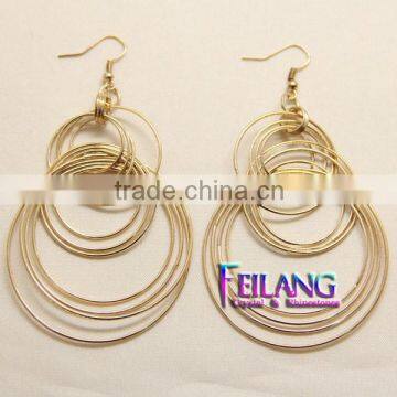 Hotsale Refinement GOLD HOOP Earrings Chandelier Earrings