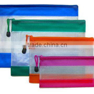 PVC Zipper Waterfroof Document Bag