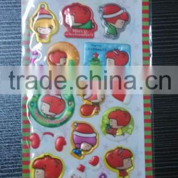 Puffy sticker, Christmas sticker