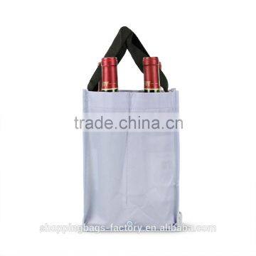 Foldable Non Woven Polypropylene CMYK Laminated Wine Bottle Bag,6 Bottle Wine Bag photo-3