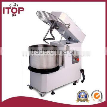 Rising head double speed dough mixer