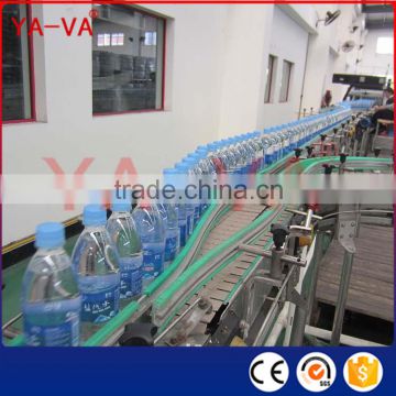 Bottle water production line flat top chain conveyor