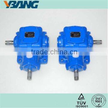 4 Way 90 Degress Angle Parallel Bevel Gearbox