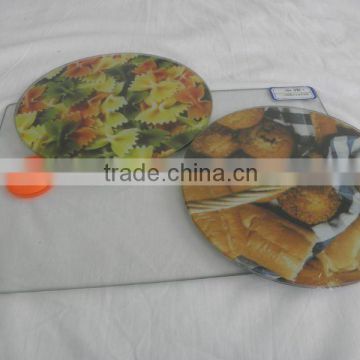 High quality round&square toughened glass cutting board,chopping board