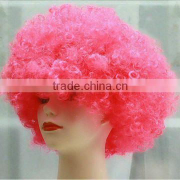 pink football fan wigpink football fan wig fan wigs flag wig