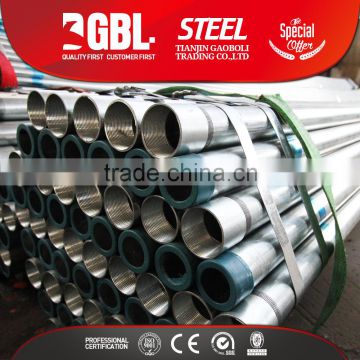 HS code electrical wire conduit hot galvanized steel pipe                        
                                                                                Supplier's Choice