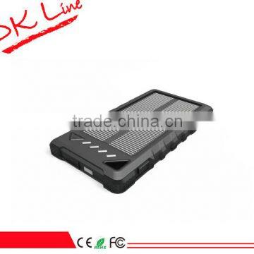 New Design Built -in Battery 8000mAh, Outdoor Solar Power Bank , Warterproof Solar Power Bank for Smart Phone Laptop photo-3