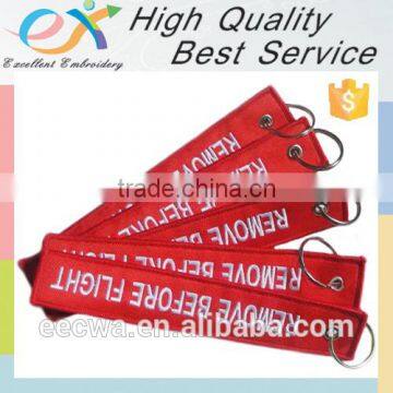 Trade Assurance custom popular embroidery keychain