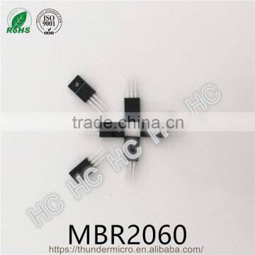 Original MBR25200 Schottky barrier rectifier diode 20A 60V TO-220