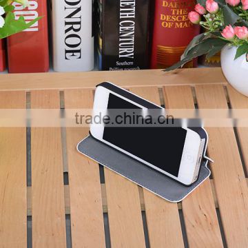 OEM 3D blank Sublimation case for iphone 5 5S High quality Leather mobile phone case