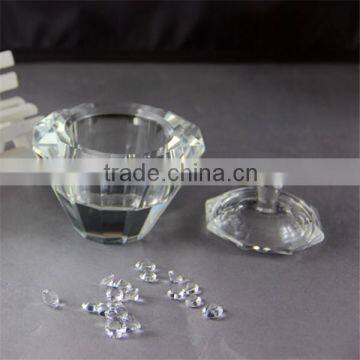 clear crystal jewellery box for home decoration gifts