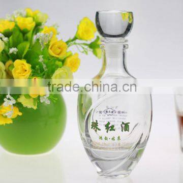 High quality cheap own design new bottle unique whiskey 500ml bottles shape of castle liquor bottles