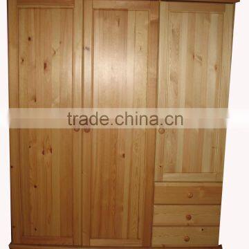 F8302 Pine Wardrobe/Pine Armoire/Bedroom Furniture