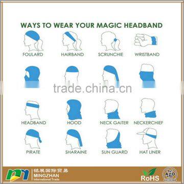 Assorted Seamless Outdoor Sport Bandanna Headwrap Multifunctional Scarf Wrap photo-2