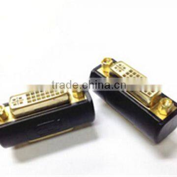 DVI24+5 Female to DVI24+5 Female adapter gold plated