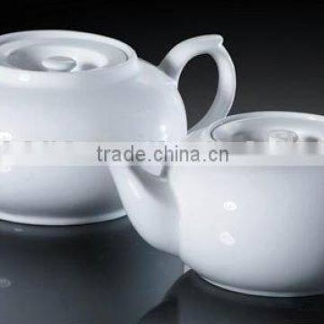 H0936 chinese customized design white porcelain tea pot kettle set